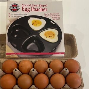 Egg poacher NIB by Norpro 7.5”/19cm diameter